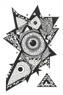 alex greay geometric eye inside tattoo design idea