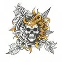 Sol Invictus tattoo design idea