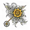 Sol Invictus tattoo design idea