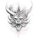 god taking me to hell tattoo design idea