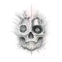 god taking me to hell tattoo design idea