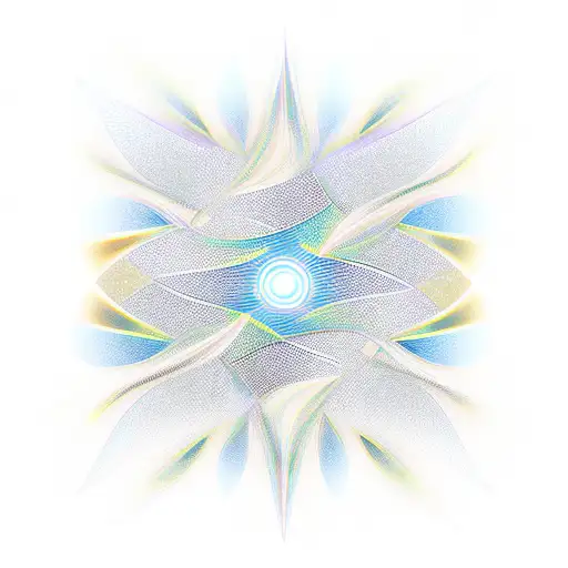 sleek, curving sunbeam with dynamic lines merging seamlessly an elegant, flowing design resembling rays of light tattoo design idea