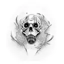 Dead by Daylight tattoo design idea