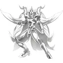 gemini ghost saint seiya tattoo design idea