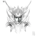 gemini ghost saint seiya tattoo design idea