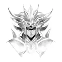 gemini ghost saint seiya tattoo design idea