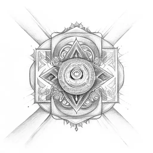 rainbow chakra serenity infinity  tattoo design idea