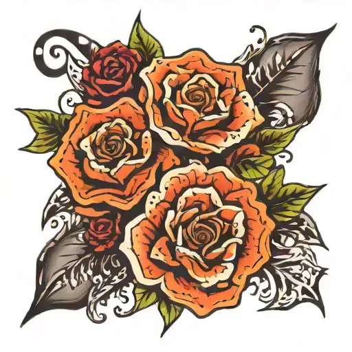 my kids names and birthdates tattoo design idea