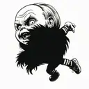 chucky tattoo design idea