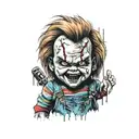chucky tattoo design idea