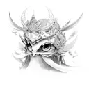 kuromi  tattoo design idea