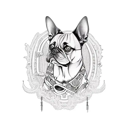 dog from State Of Maryland tattoo design idea
