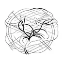 vine with barbed wire  tattoo design idea