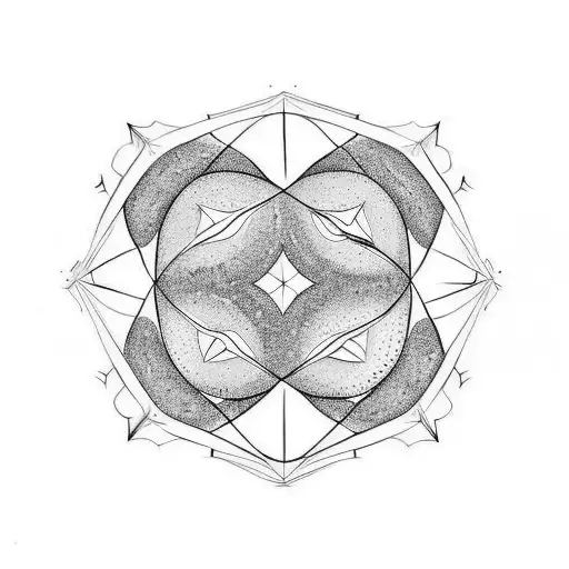 I jeed a tattoo that resembles our family in lines and circles of 2 boys and husband and wife in lones and corcles tattoo design idea