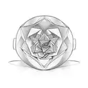 T wedding ring tattoo design idea