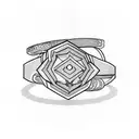 wedding ring t tattoo design idea