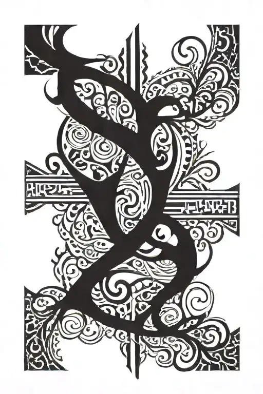 I want a tattoo on the spine, so that the bottom were realistic enough roots, and closer to the neck cross beautiful and tattoo design idea