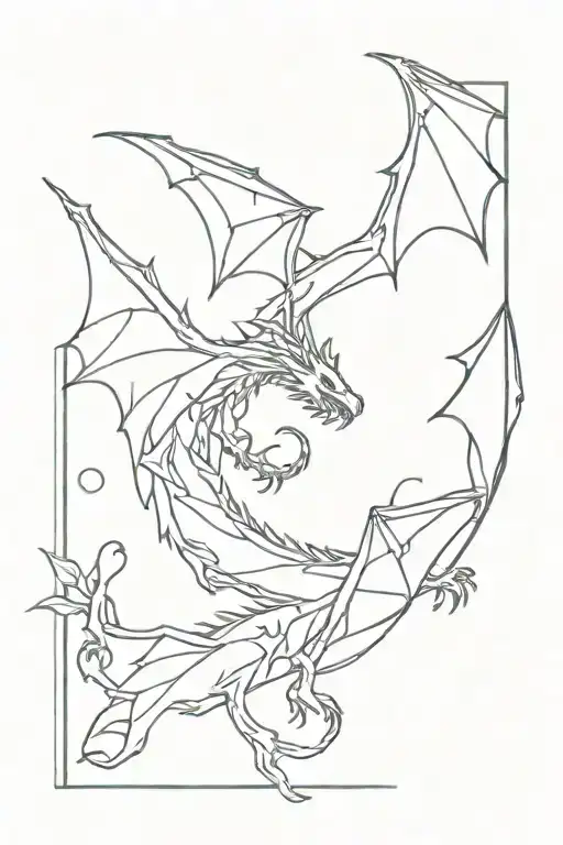lord of the rings, dragons, books tattoo design idea