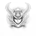 Itachi e corvos tattoo design idea