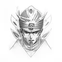 Itachi e corvos tattoo design idea