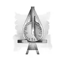 weighing scale tattoo design idea