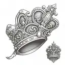 King's Crown tattoo design idea