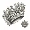 King's Crown tattoo design idea