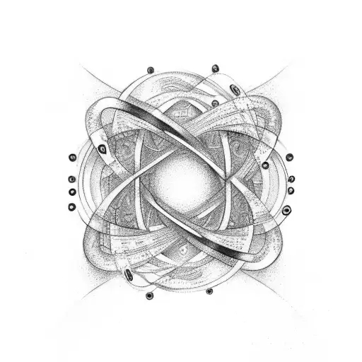 infinity symbol with 24.09.2018 date tattoo design idea