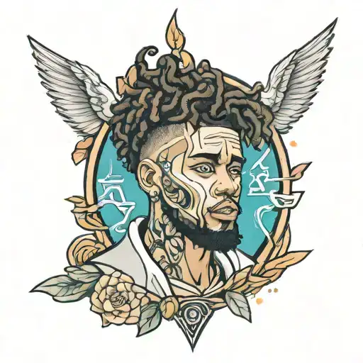 Make me a J. Cole inspired tattoo  tattoo design idea