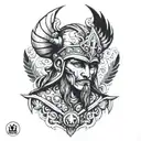 Illyrian warrior   tattoo design idea