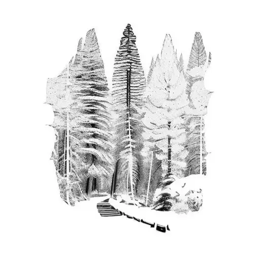 Yosemite National Park tattoo design idea
