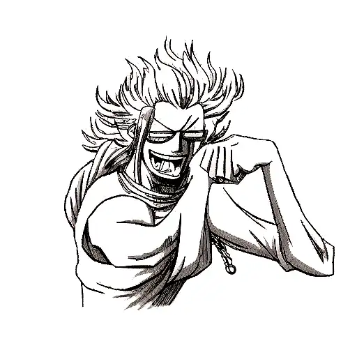 doflamingo one piece tattoo design idea