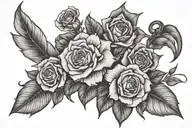 Lucas and violet tattoo design idea