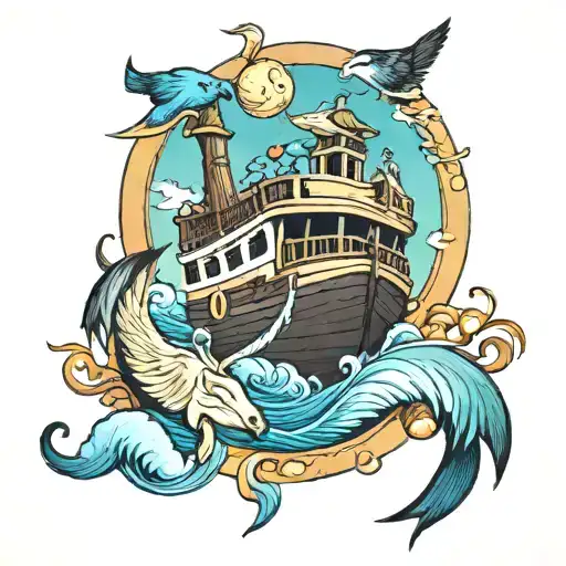 Noahs ark   tattoo design idea
