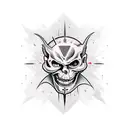  666 tattoo design idea