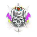  666 tattoo design idea