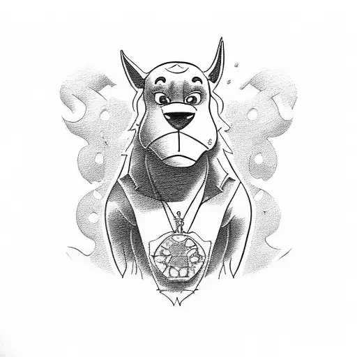 scooby-doo tattoo design idea