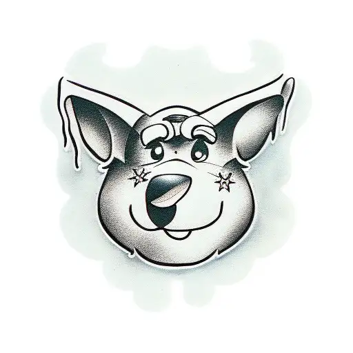 scooby-doo tattoo design idea