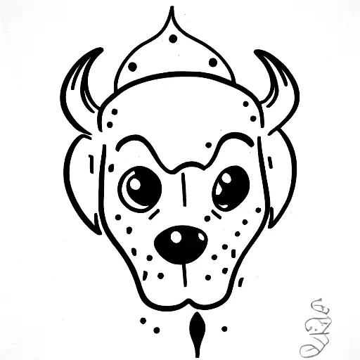 scooby-doo tattoo design idea