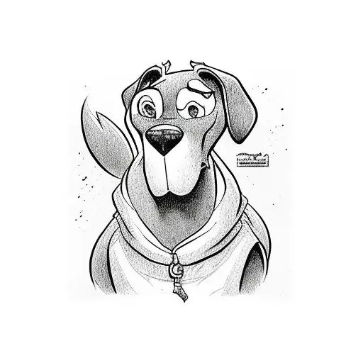 scooby-doo tattoo design idea