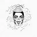 Michael Jackson tattoo design idea