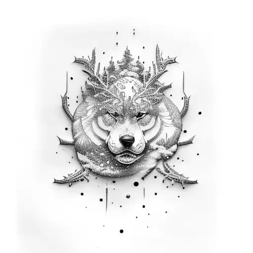 snow  tattoo design idea