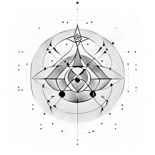 design a simple black and white tattoo combining the mathmatical symbol of Pi and the Zodiac sign of gemini tattoo design idea