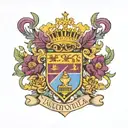 aston villa surrounded by lush tattoo design idea