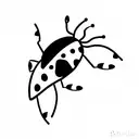 Ladybug tattoo design idea
