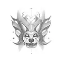 Trader's paradise tattoo design idea