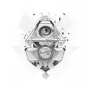 overthinker where my mind is controling me  tattoo design idea