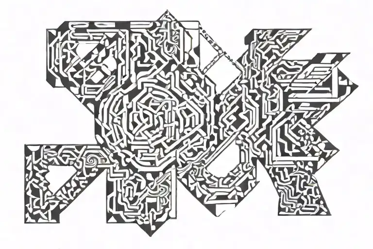 number 23 tattoo design idea