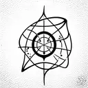 fibobbaci carbon atom tattoo design idea