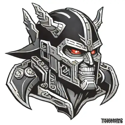 Las Vegas raiders transformer tattoo design idea